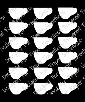 Sweet Stencils - Coffee Cups