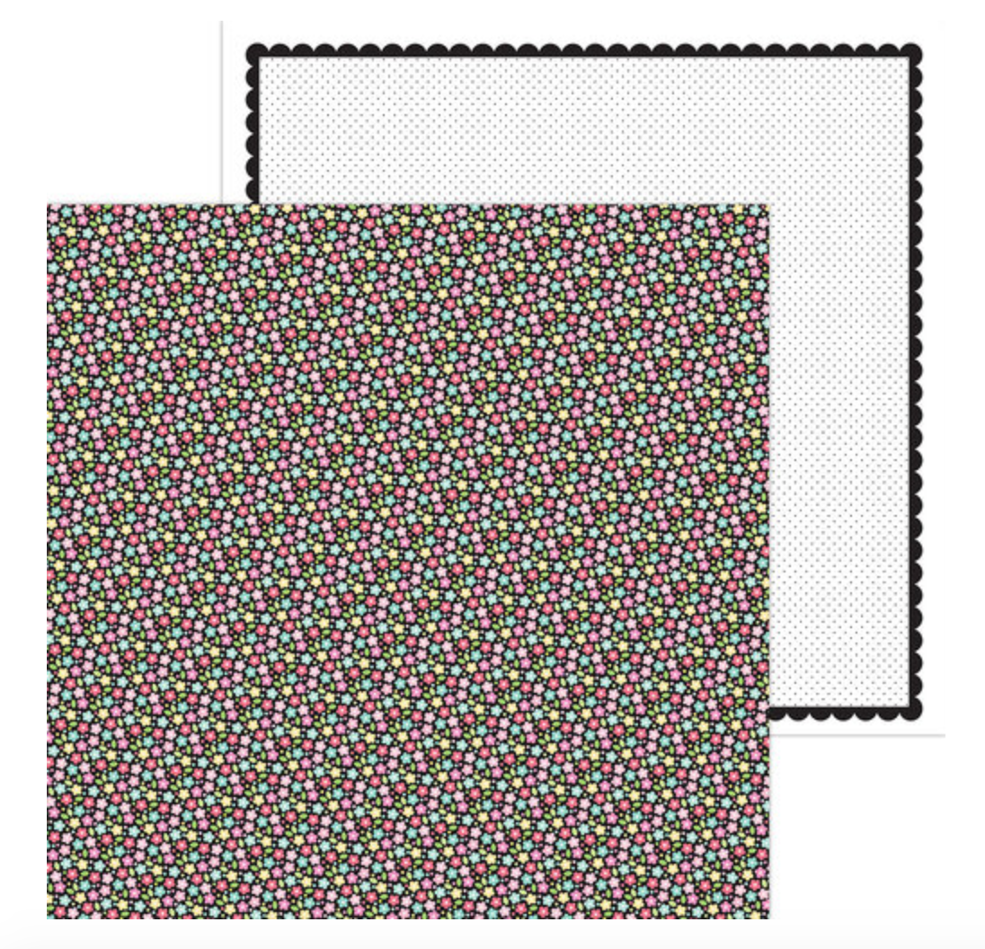 12x12 double sided paper - Garden Party