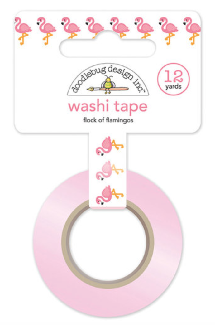 Washi Tape | Flock of Flamingos
