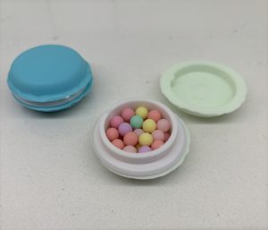 Macaron Cookie with Candyland Gumballs