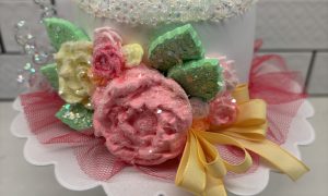 Floral Blingy Hat