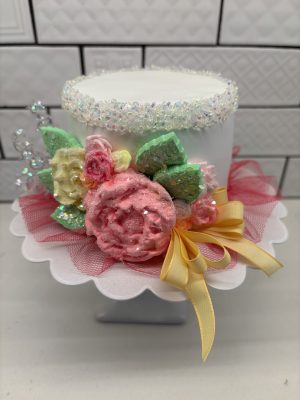 Floral Blingy Hat