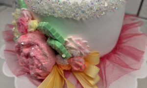 Floral Blingy Hat - Image 2