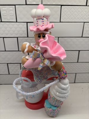 Candyland Bakery Gingie with Cupcakes & Mixer