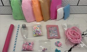 Supply Kit for Topsy-Turvy Hats Cake